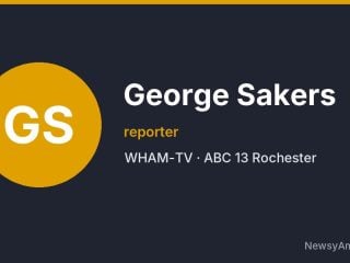 George Sakers, reporter, WHAM-TV