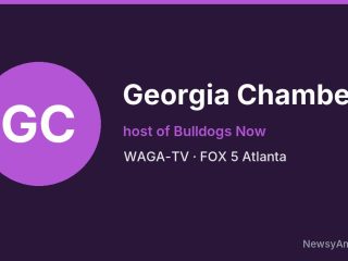 Georgia Chambers, host of Bulldogs Now, WAGA-TV