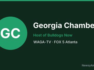 Georgia Chambers, Host of Bulldogs Now, WAGA-TV