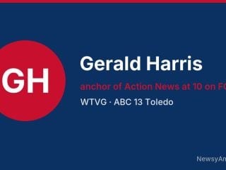 Gerald Harris, anchor of Action News at 10 on FOX36, WTVG