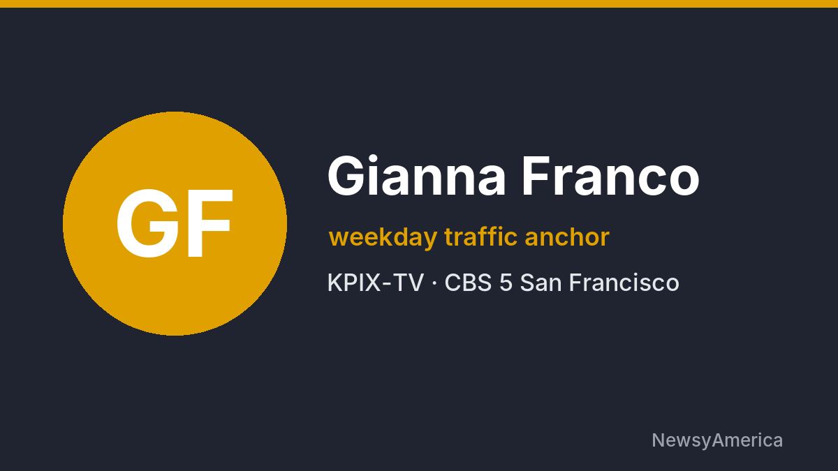 Gianna Franco – KPIX-TV, San Francisco