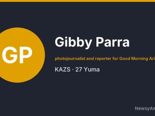 Gibby Parra, photojournalist and reporter for Good Morning Arizona, KAZS
