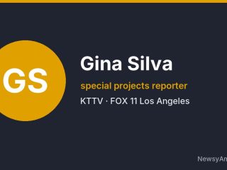 Gina Silva, special projects reporter, KTTV