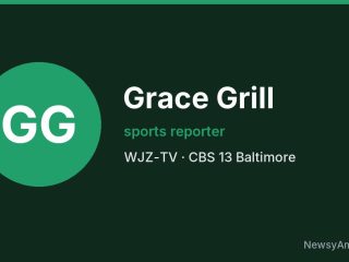 Grace Grill, sports reporter, WJZ-TV