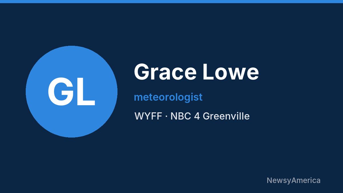 Grace Lowe – WYFF, Greenville