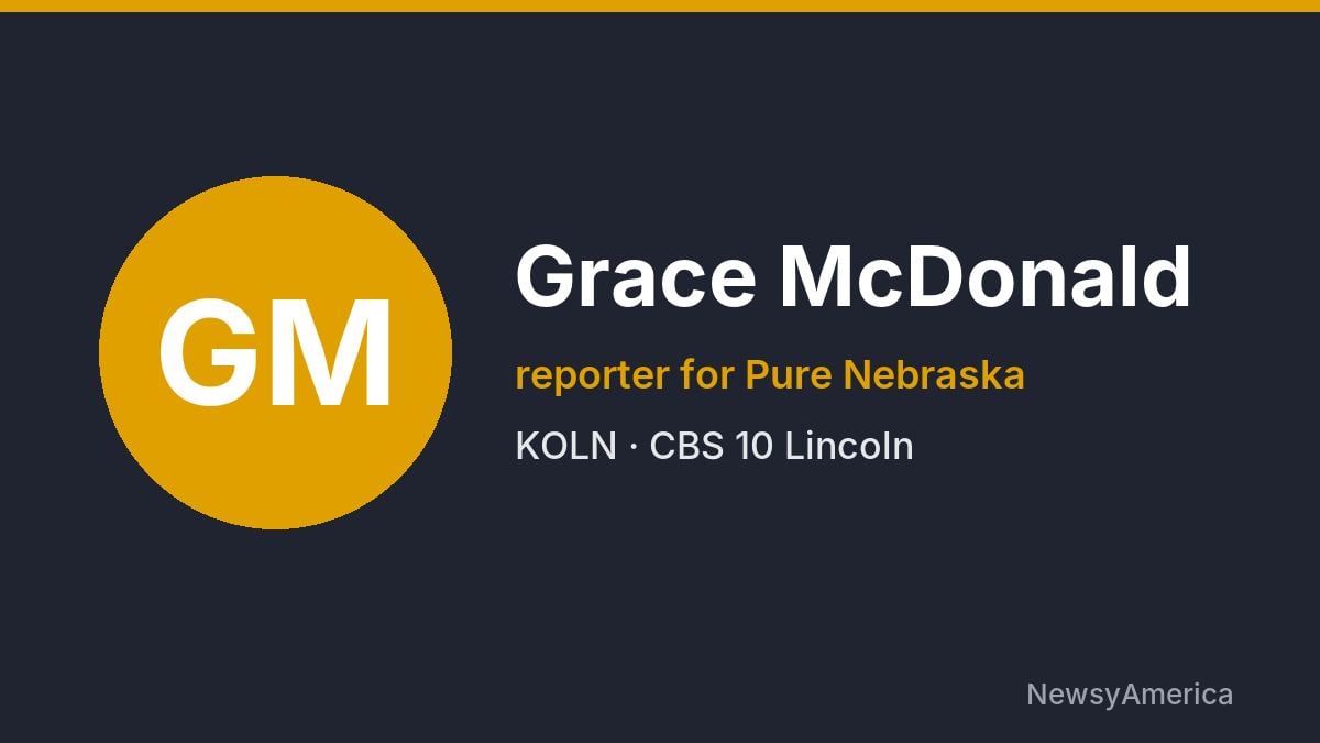 Grace McDonald – KOLN, Lincoln