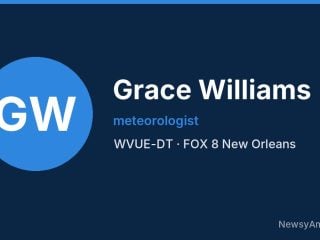 Grace Williams, meteorologist, WVUE-DT