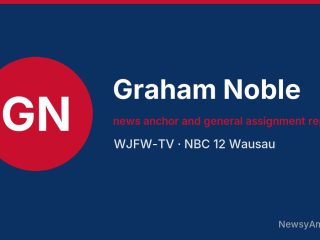 Graham Noble, news anchor and general assignment reporter, WJFW-TV
