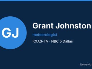 Grant Johnston, meteorologist, KXAS-TV
