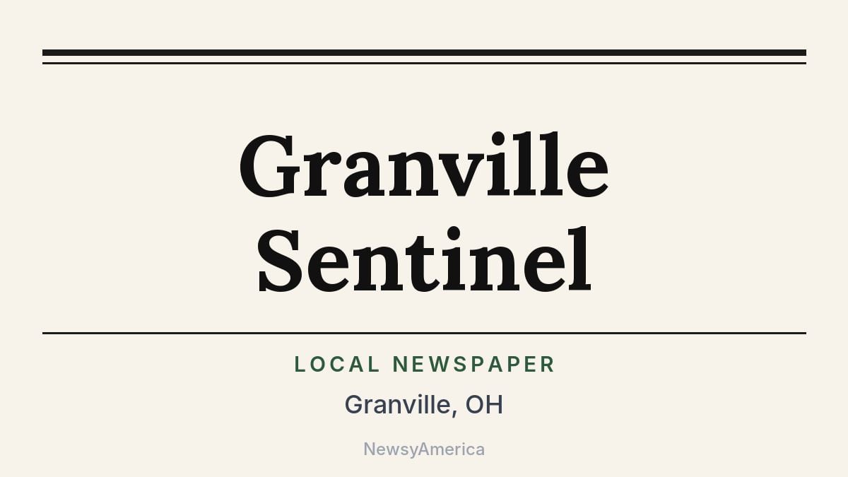 Granville Sentinel – Ohio
