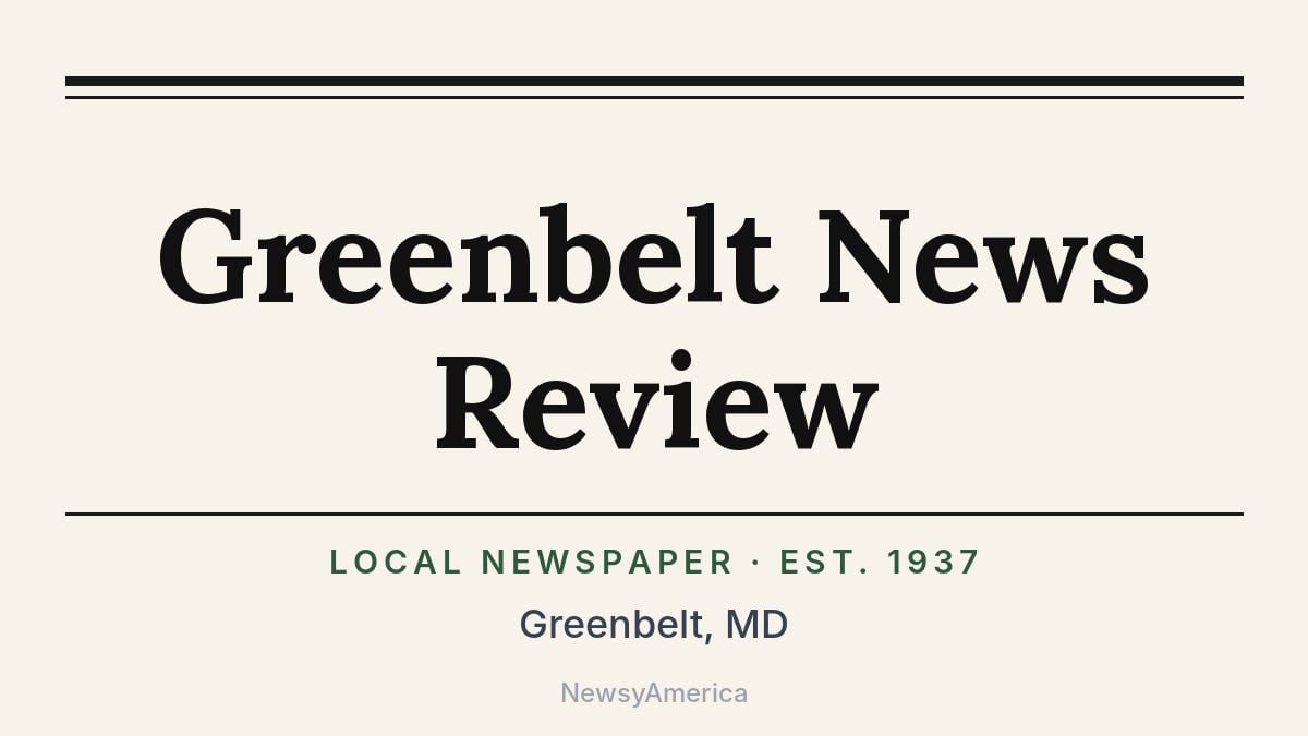 Greenbelt News Review – Maryland
