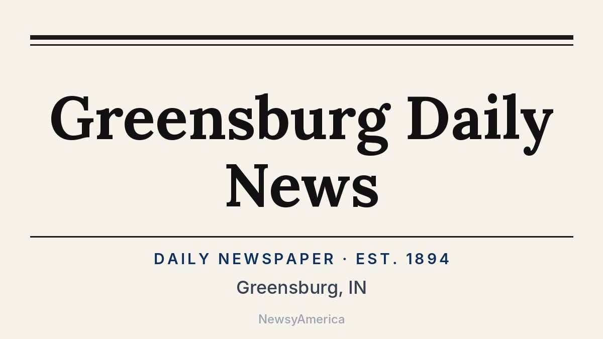 Greensburg Daily News – Indiana
