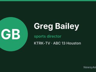Greg Bailey, sports director, KTRK-TV