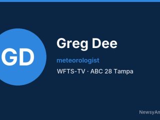 Greg Dee, meteorologist, WFTS-TV