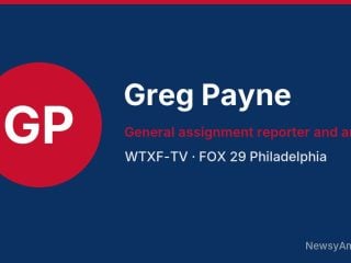 Greg Payne, General assignment reporter and anchor, WTXF-TV