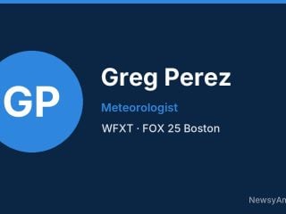 Greg Perez, Meteorologist, WFXT