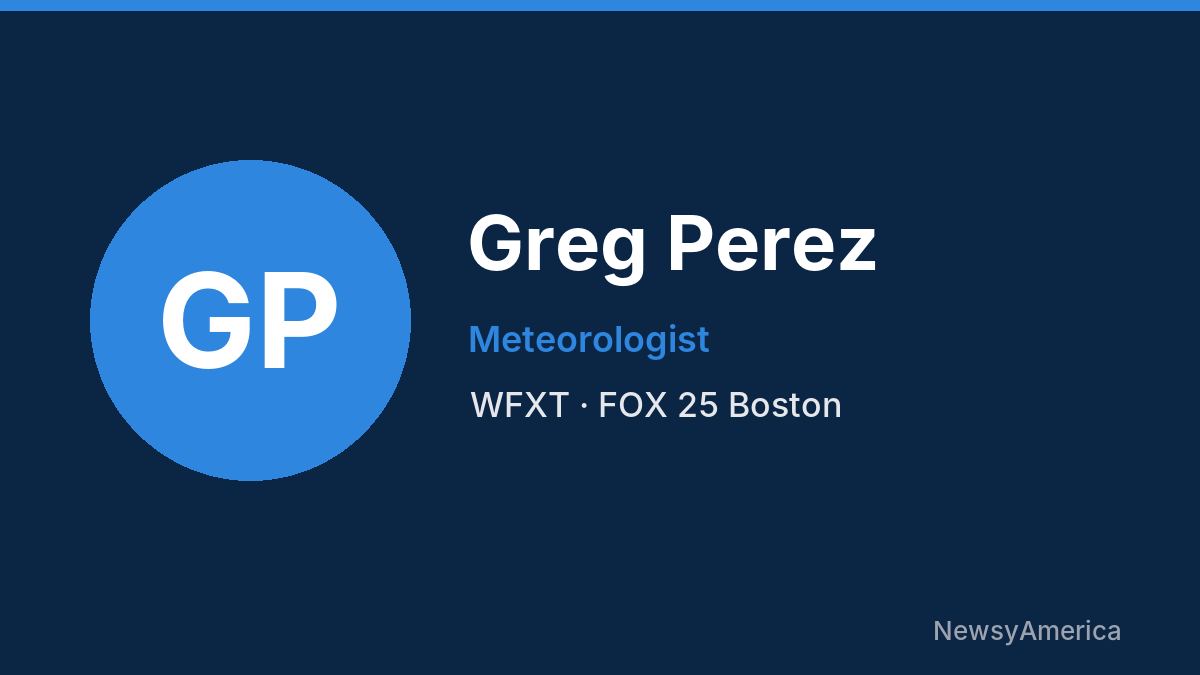 Greg Perez – WFXT, Boston