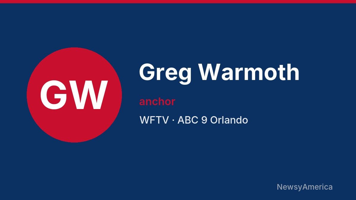 Greg Warmoth – WFTV, Orlando