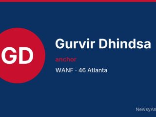 Gurvir Dhindsa, anchor, WANF
