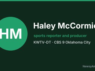 Haley McCormick, sports reporter and producer, KWTV-DT