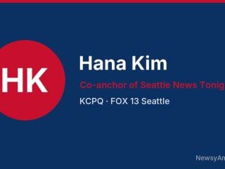 Hana Kim, Co-anchor of Seattle News Tonight, KCPQ