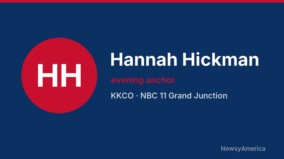 Hannah Hickman – KKCO, Grand Junction