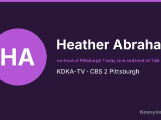 Heather Abraham, co-host of Pittsburgh Today Live and host of Talk Pittsburgh, KDKA-TV