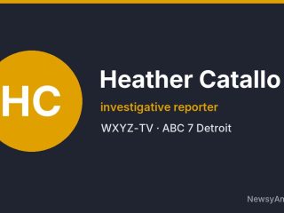 Heather Catallo, investigative reporter, WXYZ-TV
