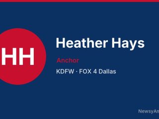 Heather Hays, Anchor, KDFW