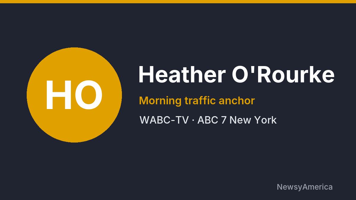 Heather O’Rourke – WABC-TV, New York