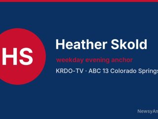 Heather Skold, weekday evening anchor, KRDO-TV