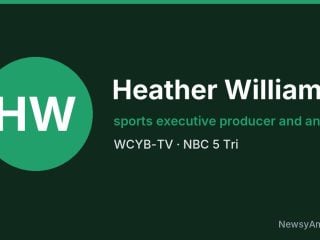 Heather Williams, sports executive producer and anchor, WCYB-TV