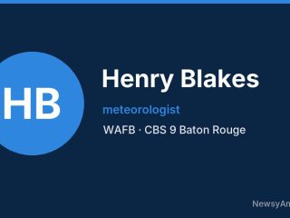 Henry Blakes, meteorologist, WAFB