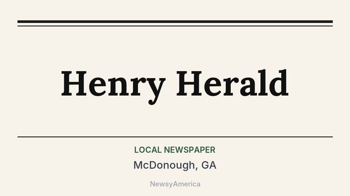 Henry Herald – McDonough, GA