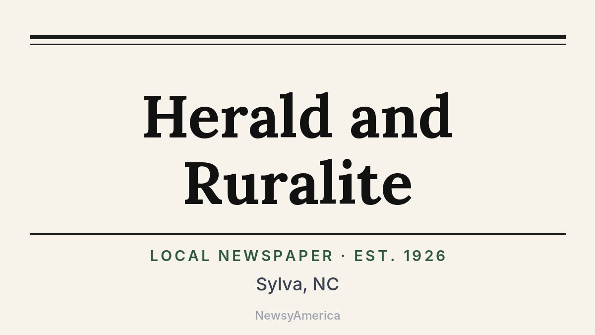 Herald and Ruralite – Sylva, NC