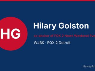Hilary Golston, co-anchor of FOX 2 News Weekend Evenings, WJBK