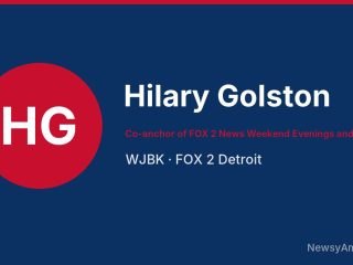 Hilary Golston, Co-anchor of FOX 2 News Weekend Evenings and reporter, WJBK