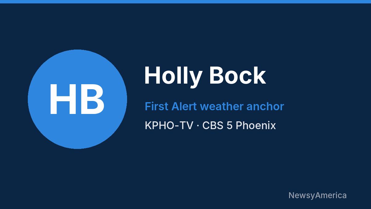 Holly Bock – KPHO-TV, Phoenix