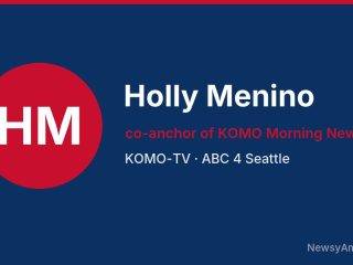 Holly Menino, co-anchor of KOMO Morning News, KOMO-TV