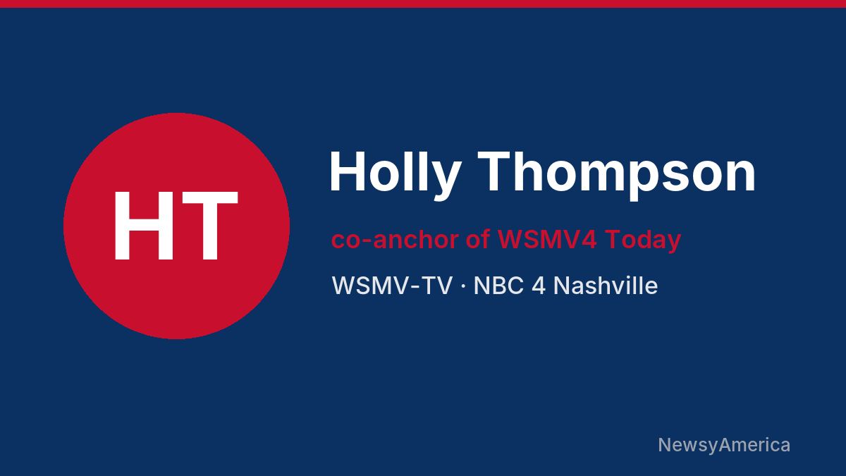 Holly Thompson – WSMV-TV, Nashville