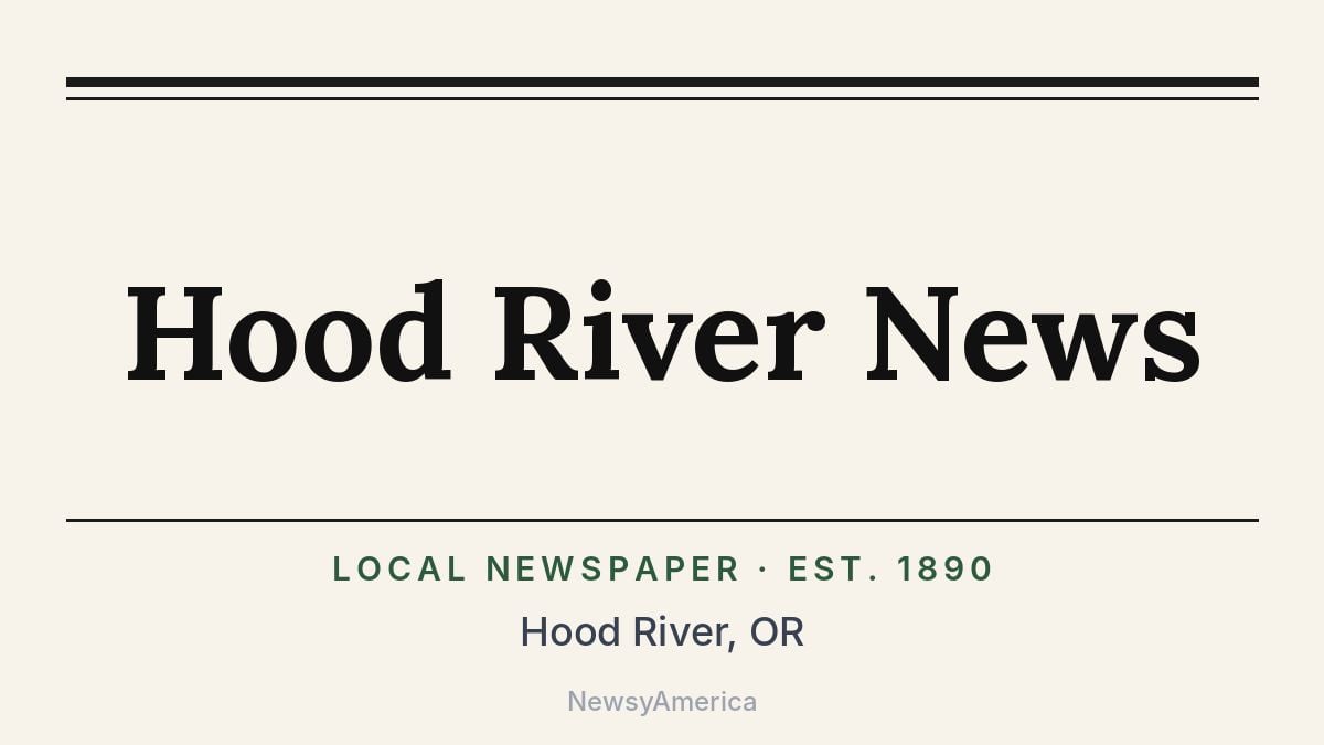 Hood River News – Oregon