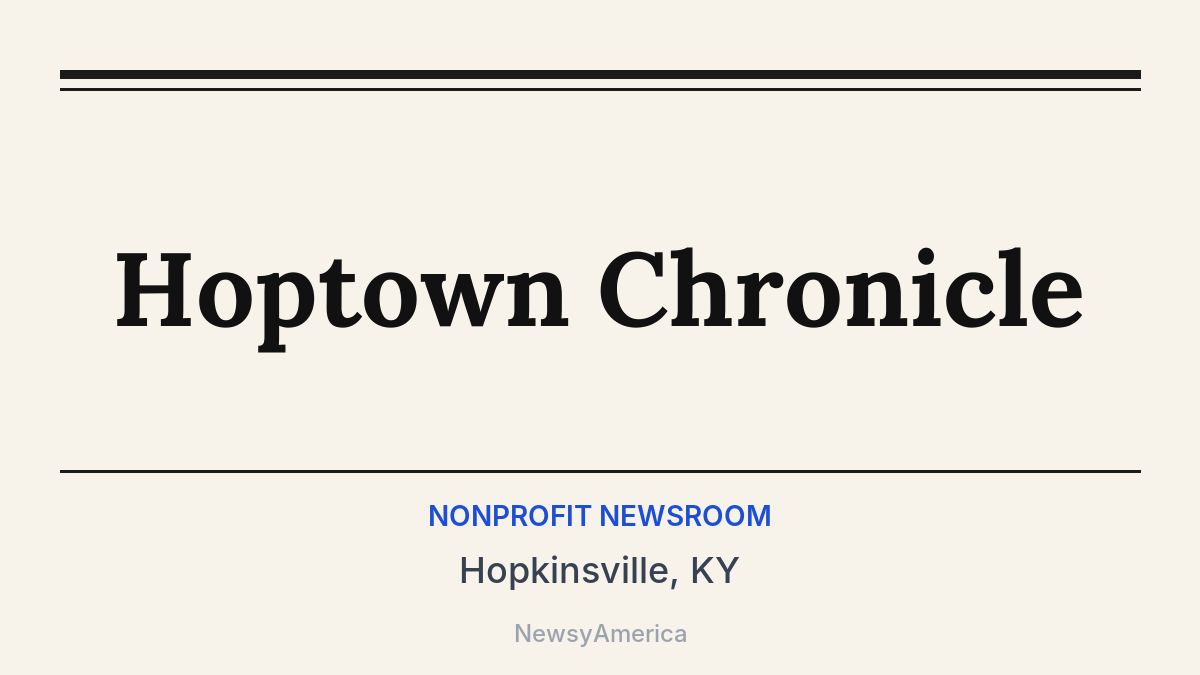 Hoptown Chronicle – Hopkinsville, KY