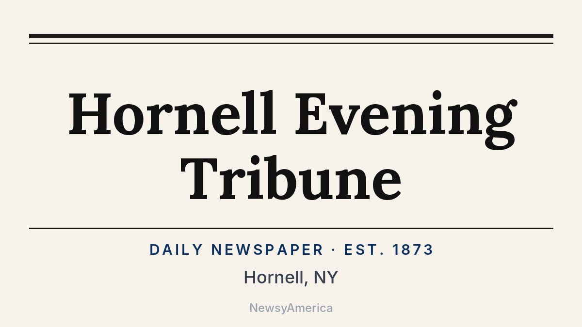 Hornell Evening Tribune – New York