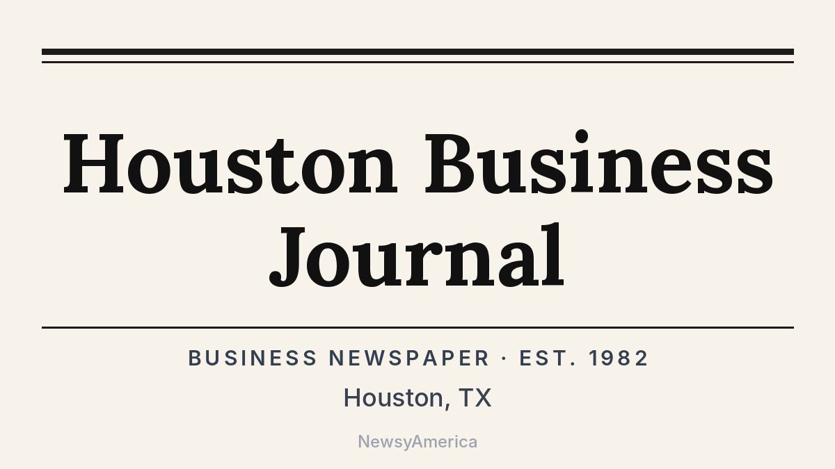 Houston Business Journal – Texas