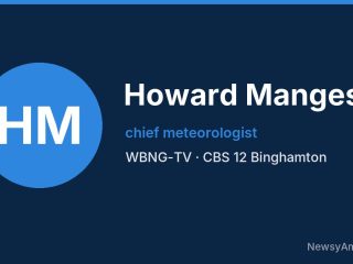 Howard Manges, chief meteorologist, WBNG-TV