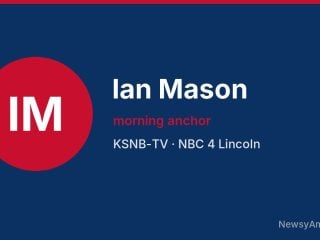 Ian Mason, morning anchor, KSNB-TV