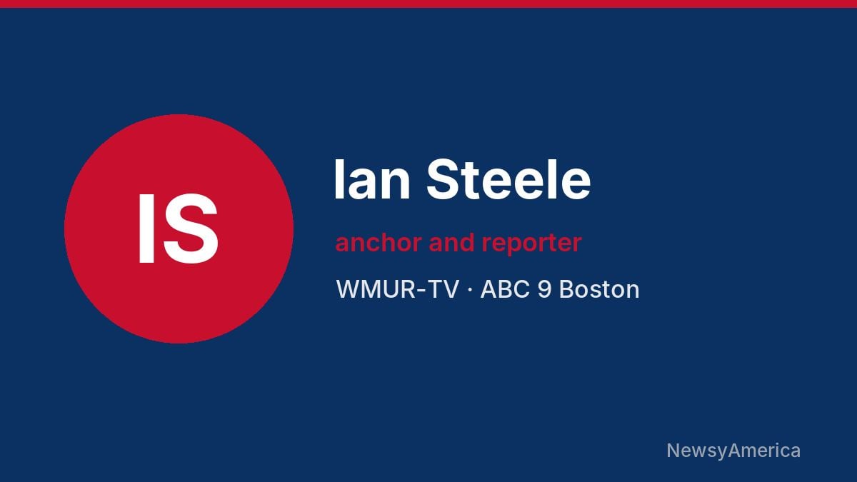 Ian Steele – WMUR-TV, Boston