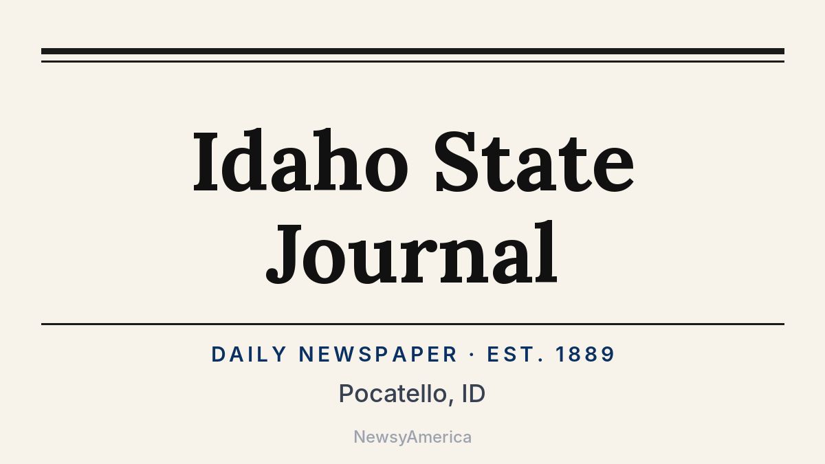 Idaho State Journal – Pocatello, ID