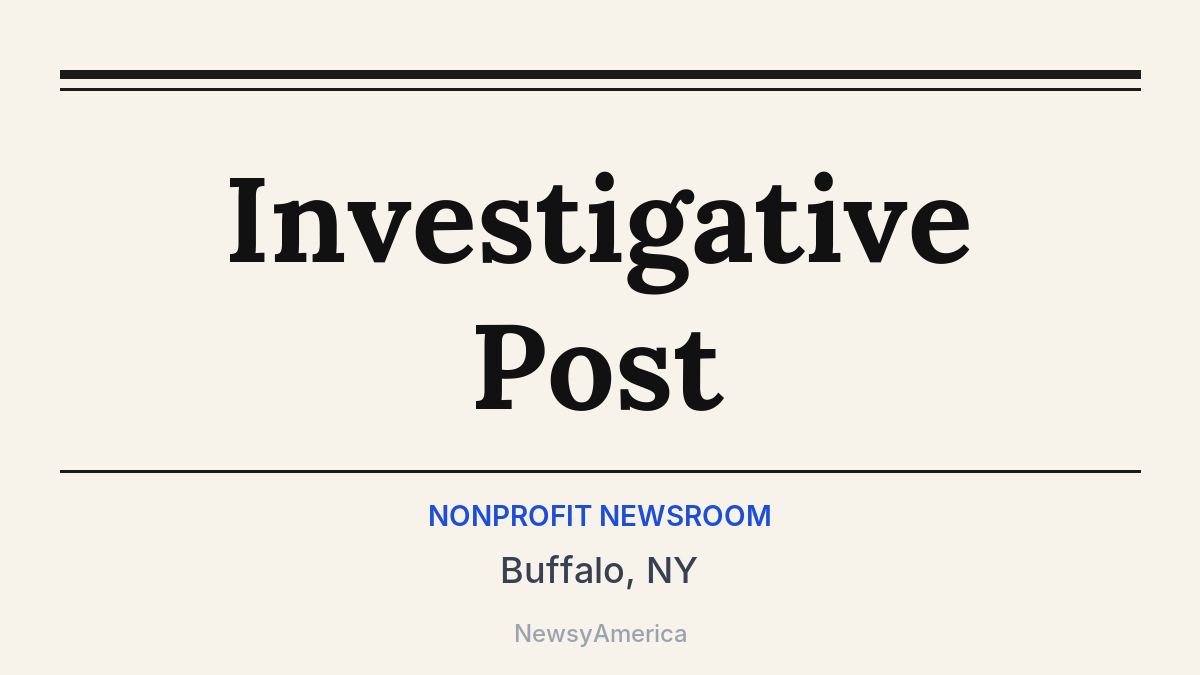 Investigative Post – Buffalo, NY