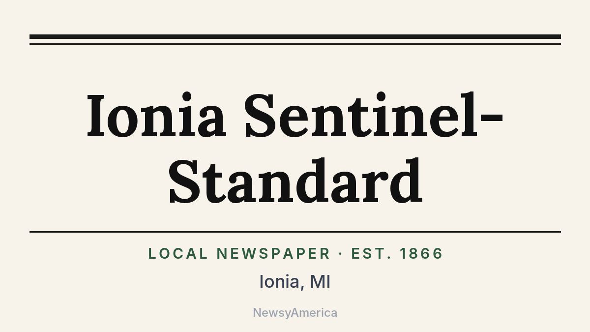 Ionia Sentinel-Standard – Michigan